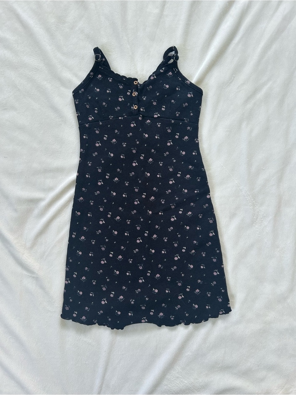 Kirious Black Floral Dress - girls size S